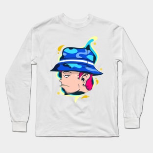 Gorillaz Bucket Hat Long Sleeve T-Shirt